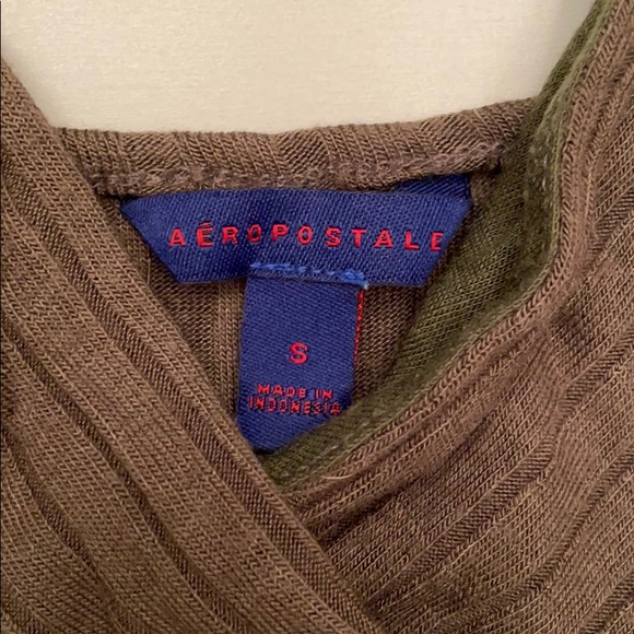 Aeropostale Faux Wrap Ribbed Dress Size S junior - Picture 3 of 7